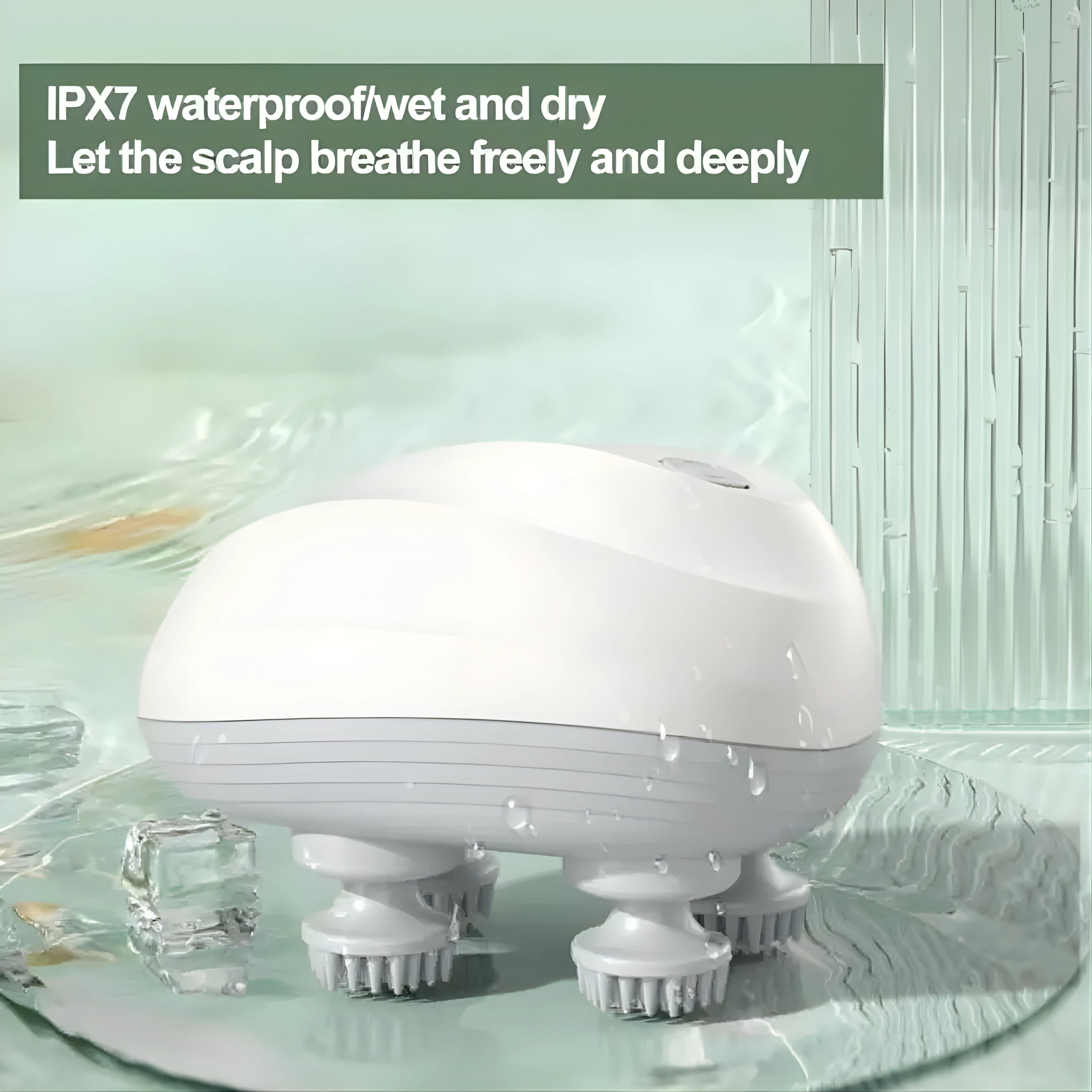 Scalp Head Hair Massager Electric Health Care Antistress Relax Body Massagem Deep Saude Tissue Preve